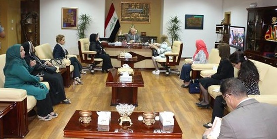راوندوز: يستقبل وفداً من سيدات أعمال العراق لتمكين المرأة