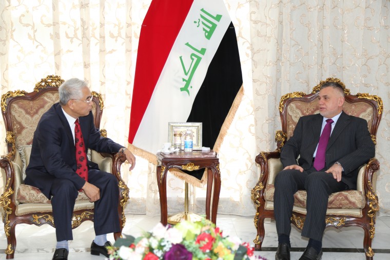 الأعرجي: يستقبل السفير الصيني لدى العراق