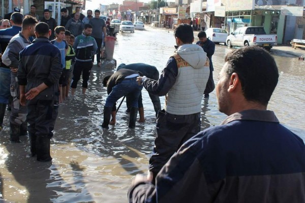 فيضانات تجتاح مناطق عدة في بابل جراء هطول إمطار غزيرة