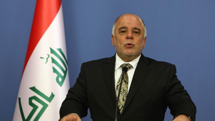 raqi Prime Minister Haider al-Abadi addresses the media in Ankara December 25, 2014  AFP PHOTO/ADEM ALTAN