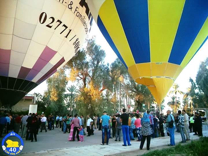 بابل: مهرجان المناطيد والطائرات الشراعية بأعيد نوروز