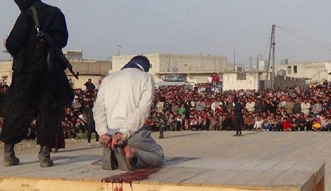 اعدامات لجماعة داعش الارهابية-ارشيف