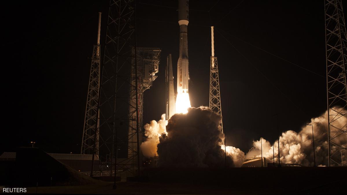 An Atlas V rocket with NOAA's Geostationary Operational Environmental Satellite (GOES-R), lifts off at 6:42 p.m. EST at Space Launch Complex 41 at Cape Canaveral Air Force Station in Florida, U.S., November 19, 2016.    Courtesy Tony Gray & Tim Terry/NASA/Handout via REUTERS   ATTENTION EDITORS - THIS IMAGE WAS PROVIDED BY A THIRD PARTY. EDITORIAL USE ONLY
